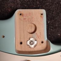Fender FSR Limited Edition American Standard Stratocaster with Matching Headstock Daphne Blue 2009 USA электрогитара