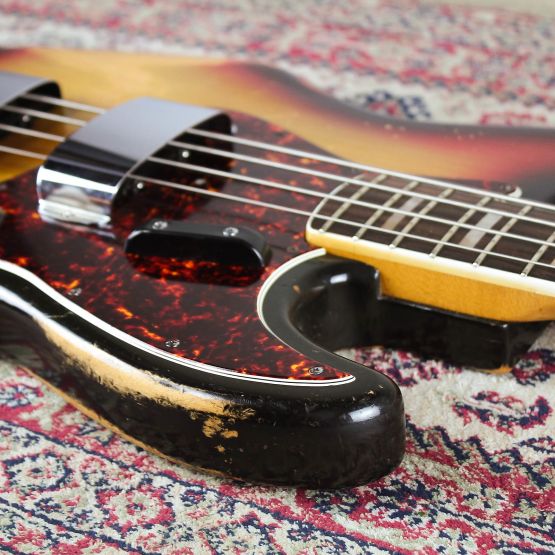 Fender Jazz Bass Sunburst 1972 USA бас-гитара
