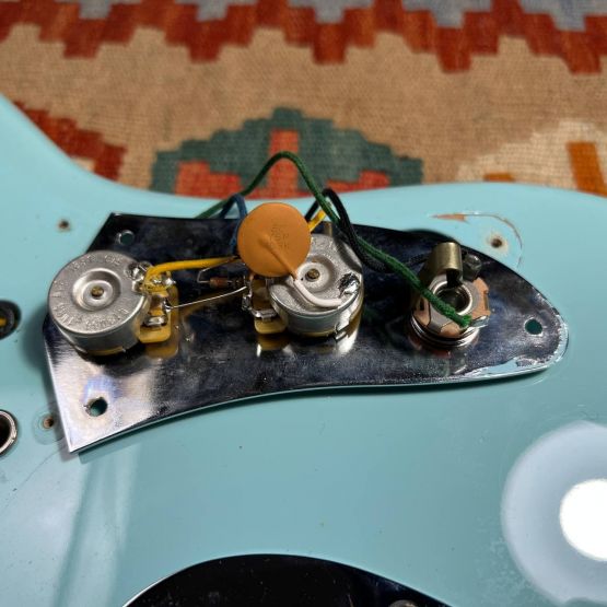Fender American Original '60s Jaguar w/ Mastery Bridge Daphne Blue 2019 USA электрогитара