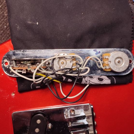 Fender Standard Telecaster Chrome Red 2007 Mexico электрогитара
