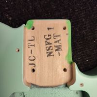 Fender Junior Collection Telecaster Satin Surf Green 2022 Japan электрогитара