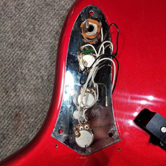 Fender Jazz Bass JB-45 Candy Apple Red 1994 Japan бас-гитара