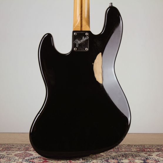 Fender Jazz Bass Black 1983 USA бас-гитара