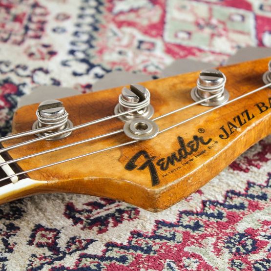 Fender Jazz Bass Sunburst 1972 USA бас-гитара