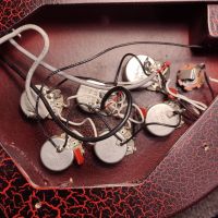Star's ELS-1 Sitar Guitar Red Crack 2020's Japan электро-ситар