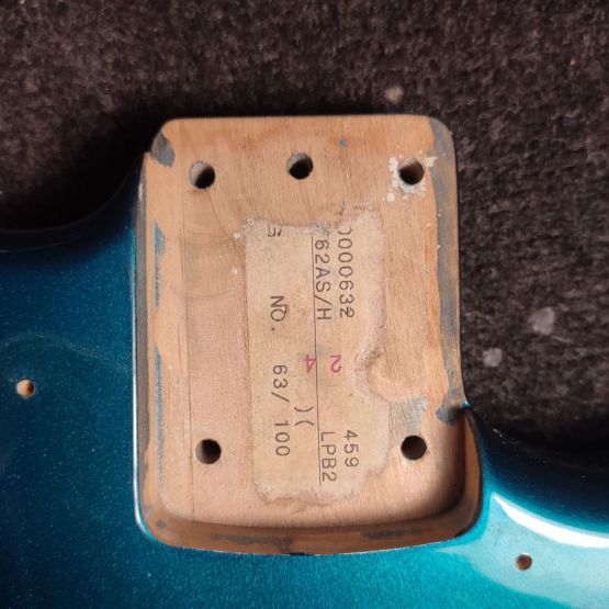Fender ST62-65AS 40th Anniversary (63/100) Stratocaster Lake Placid Blue 1994 Japan электрогитара
