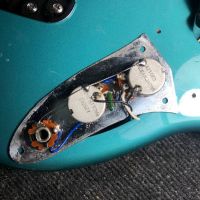 Fender MB98-70SD Mustang Bass Competition Ocean Turquoise Metallic 1997 Japan бас-гитара