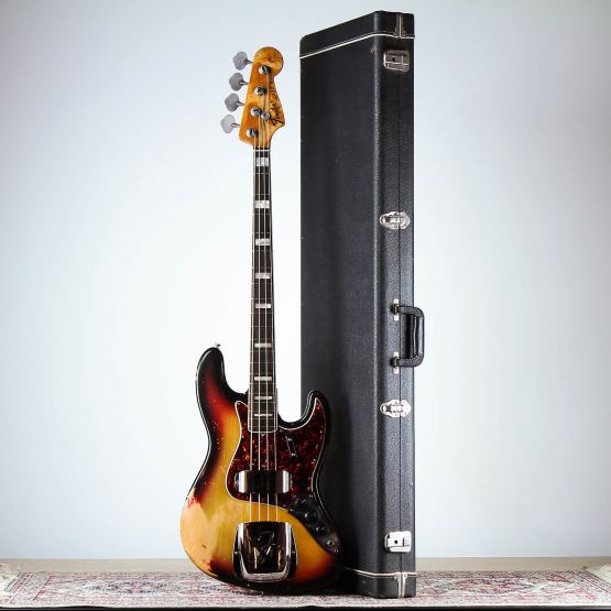 Fender Jazz Bass Sunburst 1972 USA бас-гитара