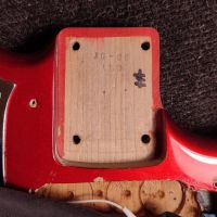 Fender JG66-85 Jaguar Candy Apple Red 1997 Japan электрогитара