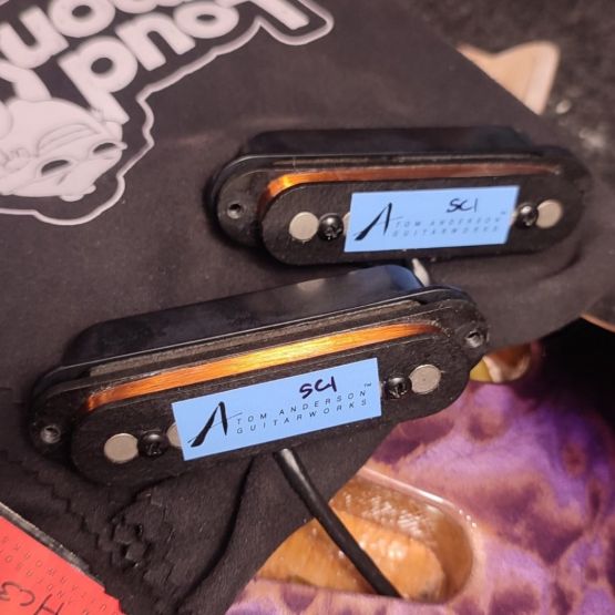 Tom Anderson Li'l Angel Natural Purple to T Purple to Black Burst with Binding 2022 USA электрогитара