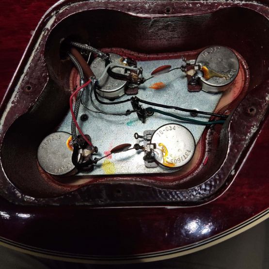 Gibson Les Paul Custom Wine Red 1976 USA электрогитара