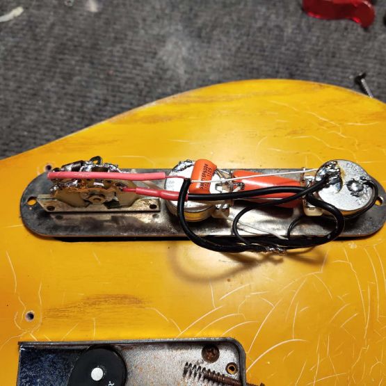 Fender Telecaster Partcaster Yellow 1992 - body, 1990 - neck USA электрогитара