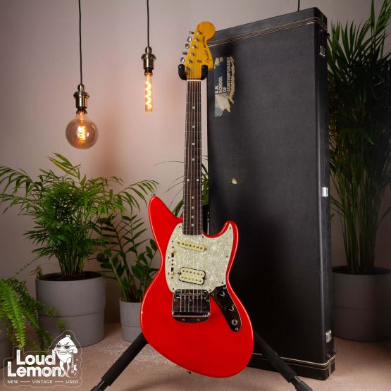 Fender Jag-Stang JSG-65 Fiesta Red 1997 Japan электрогитара