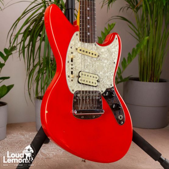 Fender Jag-Stang JSG-65 Fiesta Red 1997 Japan электрогитара