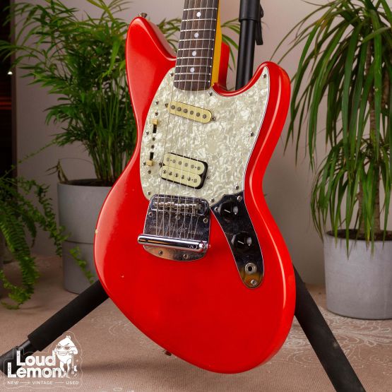 Fender Jag-Stang JSG-65 Fiesta Red 1997 Japan электрогитара