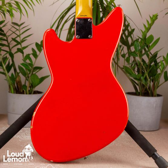 Fender Jag-Stang JSG-65 Fiesta Red 1997 Japan электрогитара