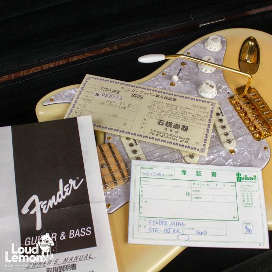 Fender Stratocaster Richie Kotzen See Thru White 2006 Japan электрогитара
