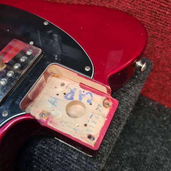 Fender Telecaster Blacktop Candy Apple Red 2013 Mexico электрогитара