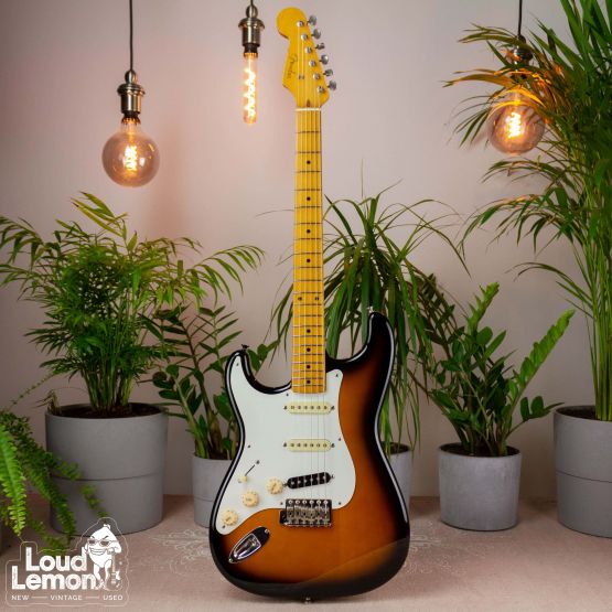 Fender Stratocaster ST57-65L Left Handed Sunburst 1993 Japan электрогитара