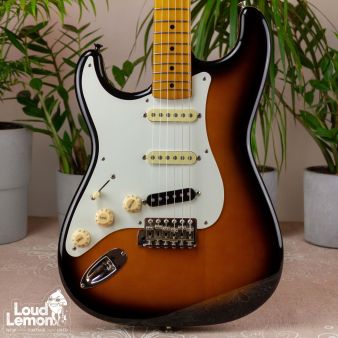 Fender Stratocaster ST57-65L Left Handed Sunburst 1993 Japan электрогитара