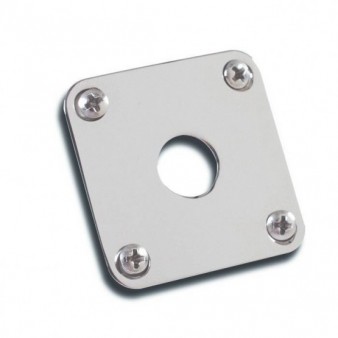 Gibson Metal Jack Plate Nickel джэкплейт