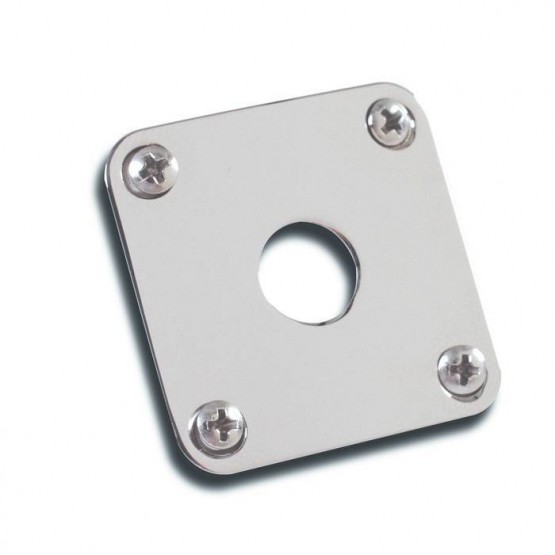 Gibson Metal Jack Plate Nickel джэкплейт