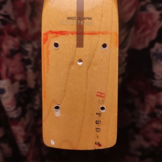 Fender PB57-55 Precision Bass Candy Apple Red 1987 Japan бас-гитара