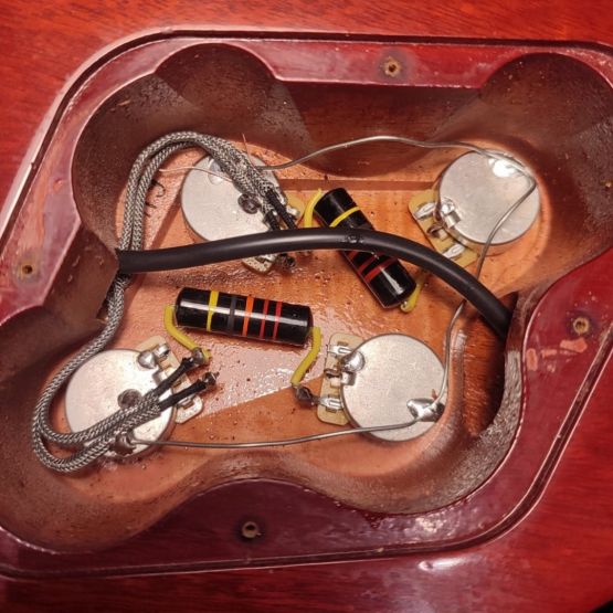 Gibson Custom Shop 1959 Les Paul Standard Reissue R9 VOS Washed Cherry 2010 USA электрогитара