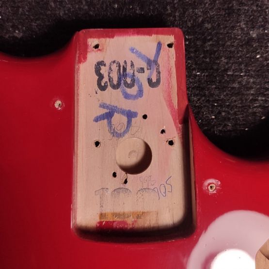 Fender Mustang Bass PJ Torino Red 2017 Mexico бас-гитара