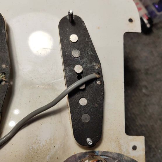 Fernandes Stratocaster Transperent Blue 1973 Japan электрогитара