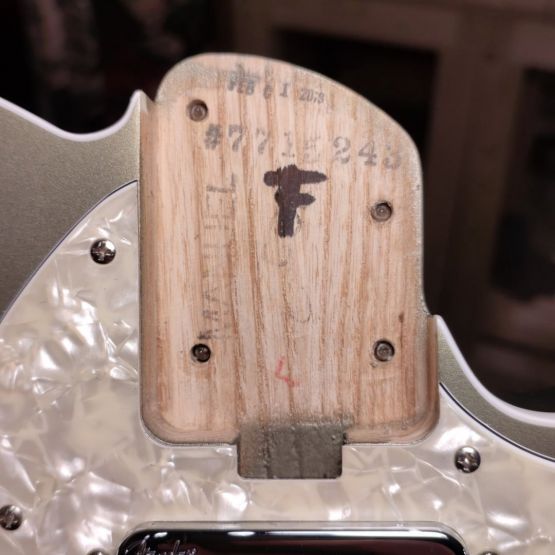 Fender American Elite Telecaster Thinline Champagne 2019 USA электрогитары