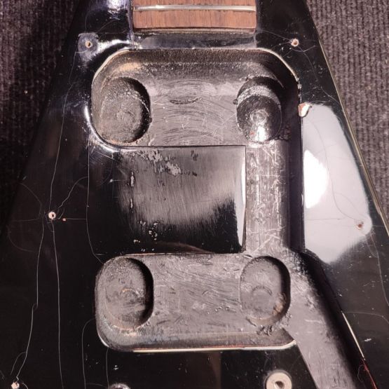 Gibson Flying V '67 Ebony 1990 USA электрогитара
