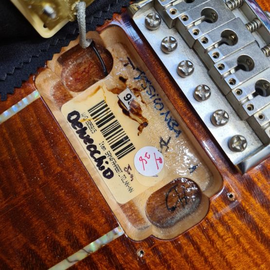 PRS Carlos Santana II Retro Orange Tiger 2005 USA электрогитара