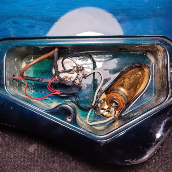 Burny ZB-85 Norio Toshiro Ziggi Signture Indigo Blue Sunburst 1990's Japan бас-гитара