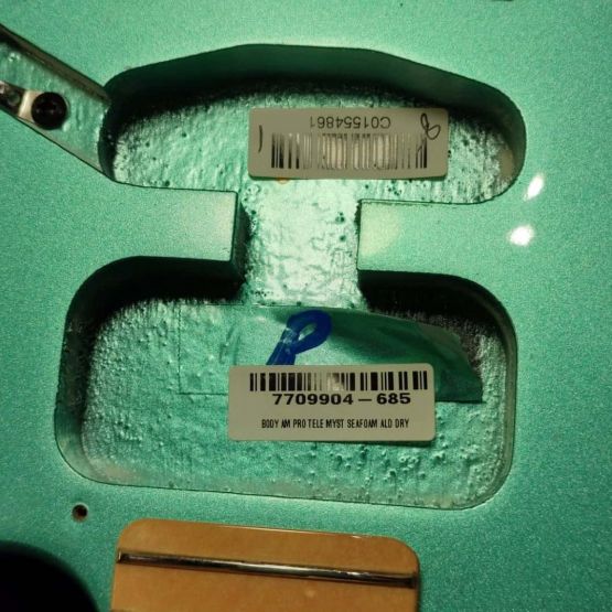 Fender American Professional Telecaster Mystic Seafoam 2016 USA электрогитара