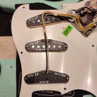 Fender Custom Shop 57 Stratocaster Wildwood Relic Surf Green 2020 USA электрогитара
