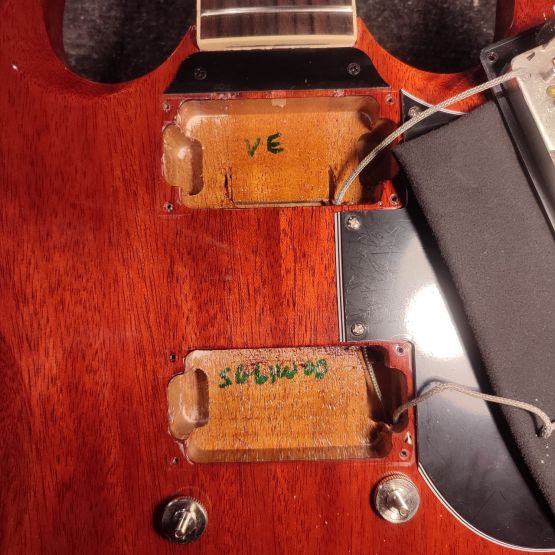 Gibson SG Standard '61 Sideways Vibrola Vintage Cherry 2022 USA электрогитара