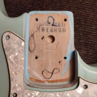 Fender Mark Hoppus Precision Bass Daphne Blue 2002 Mexico бас-гитара