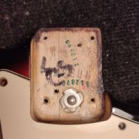 Fender Partcaster Yngwie Malmsteen Stratocaster Neck 1989, American Standard Stratocaster Body 1990 Sunburst USA электрогитара