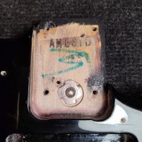 Fender American Standard Stratocaster Black 1993 USA электрогитара