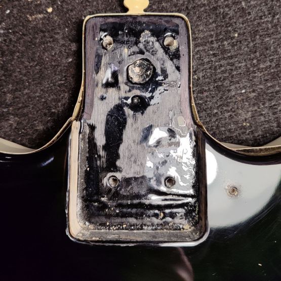 Danelectro DС-59 Bass Long Scale Black 2000's Korea бас-гитара