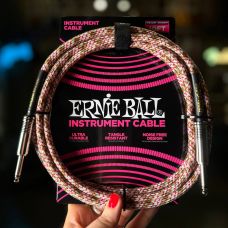 Ernie Ball 6426 white/red/green кабель инструментальный 3 метра