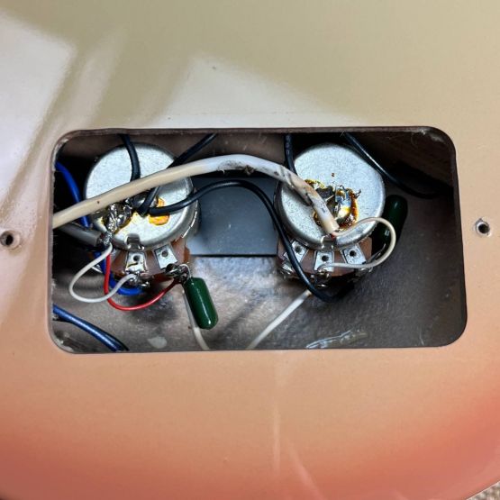 Danelectro Longhorn Bass Copper Burst 1990's Korea бас-гитара