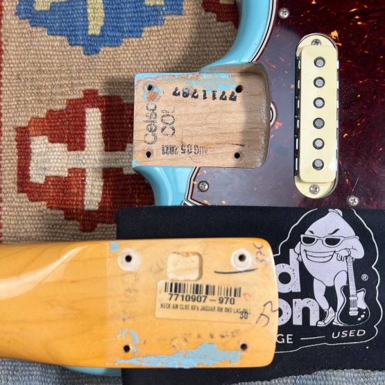 Fender American Original '60s Jaguar Daphne Blue 2021 USA электрогитара