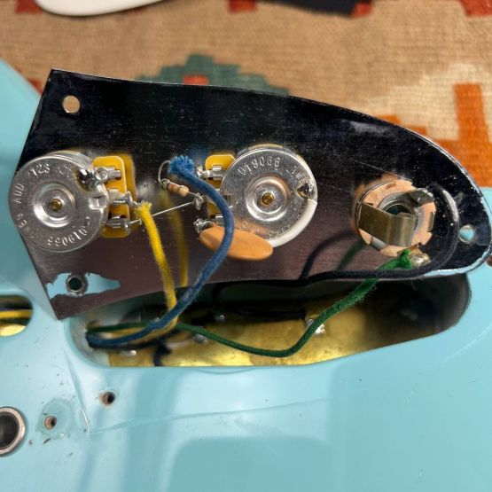 Fender American Original '60s Jaguar Daphne Blue 2021 USA электрогитара