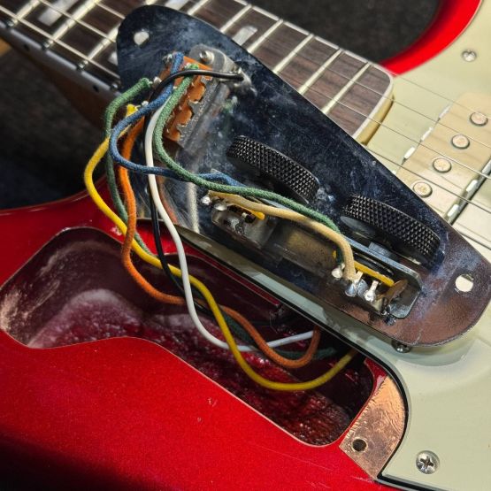 Fender 50th Anniversary Jaguar Candy Apple Red 2012 USA электрогитара