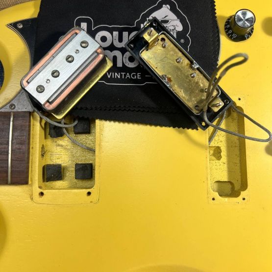 Gibson Limited Run SG Reissue Bass Canary Yellow 2006 USA бас-гитара