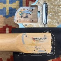Fender American Elite Telecaster Thinline Mystic Blue Ice 2019 USA электрогитара