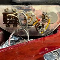 Gibson SB-350 Cherry 1973 USA бас-гитара