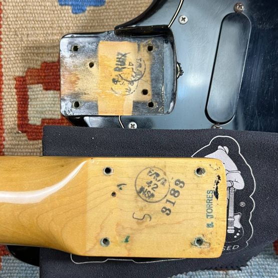 Fender Musicmaster Black 1978 USA электрогитара